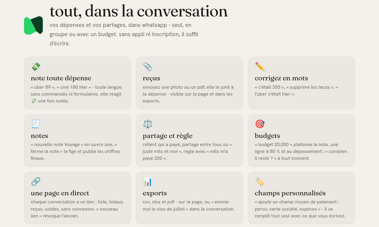 toutes les fonctions
